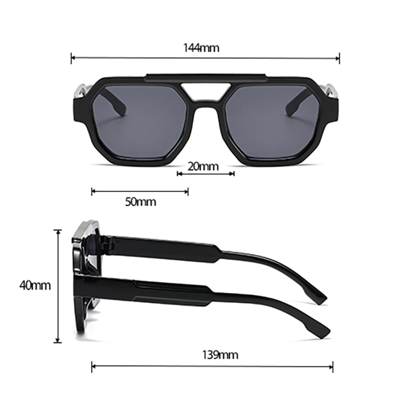 1 Pair Simple Series Daily Patchwork Women's Sunglasses Picture2