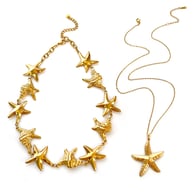 Single pendant starfish full string starfish two-piece necklace Picture4