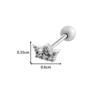 1 pieza elegante pendientes de mariposa de cobre dorado con circonitas para mujer h5 Imagen2