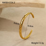 NMSB-K326-3 Gold and white diamond bracelet Picture2