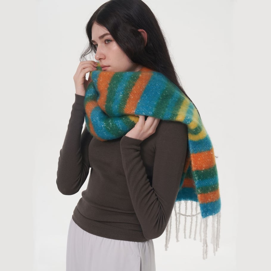 1 pieza de bufanda de invierno para mujer Imagen3