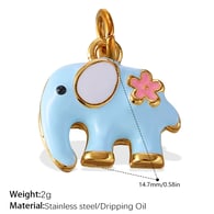 PJ629BEG blue oil drop pendant Picture7
