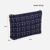 Marineblaue sechseckige Tasche 
