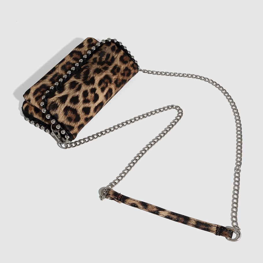 1 Piece Classic Series Casual Leopard Print PU Women's Crossbody Bags Picture3