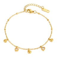 GS1713-Pulsera de acero dorada Imagen5