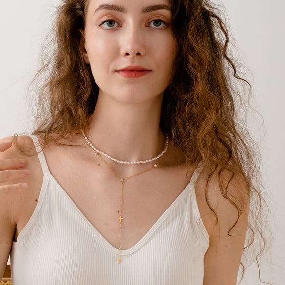 1 Piece Simple  Classic  Stainless Steel  Women's Pendant Necklaces 2