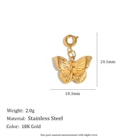 Schmetterling Anhänger-Gold-2 Bild5