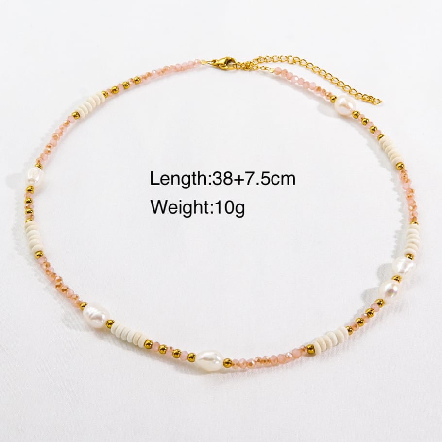 Light Luxury and Elegant Beaded Women's Necklace 