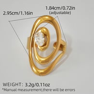 Gold color/One size/FA10-250519-11 Afbeelding10