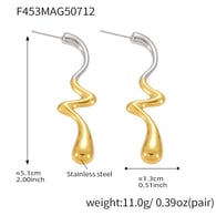 F453-Orecchini in oro Immagine3