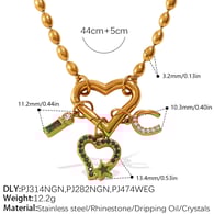 XL493G1 gold necklace Picture2