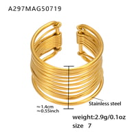 A297-Anello in oro/Numero 7 Immagine9