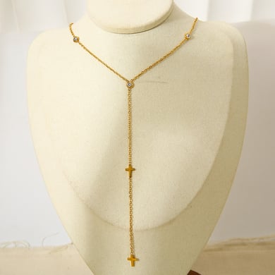 1 Piece Simple  Classic  Stainless Steel  Women's Pendant Necklaces h5 Picture5