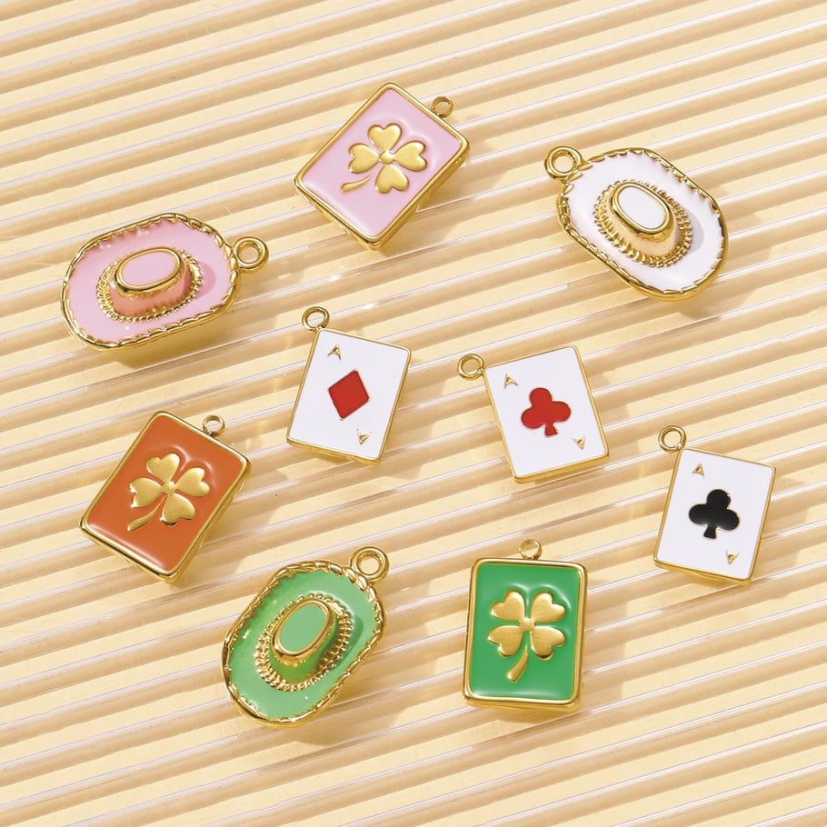 1 colgante de acero inoxidable para mujer de Daily Poker Imagen5