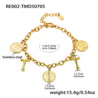 RE002-T Gold DIY Bracelet 16+5cm Picture8