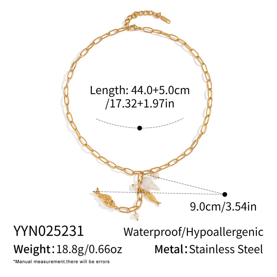 1 pezzo di collana con ciondolo in acciaio inossidabile a forma di tartaruga naturale di lusso da donna 