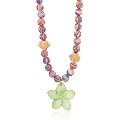 1 Piece Romantic Series Flower Natural Stones Women's Beaded Necklaces h5 