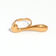 Gold color/One size/One piece ring 