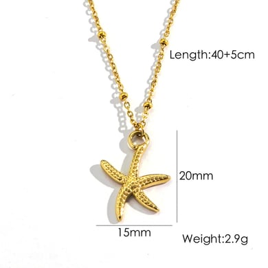 Classic Ocean Series Cute Dolphin Stainless Steel Pendant Necklaces h5 