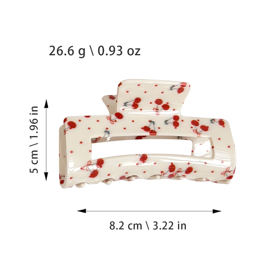 1 Piece Romantic Flower Acrylic Women's Hair Claws Picture5