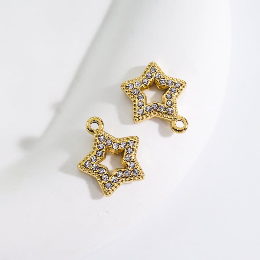 1 Piece Luxurious  Classic Star Stainless Steel  Women's Pendants Picture3