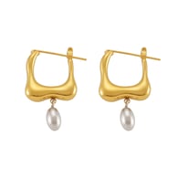 F892-Gold Earrings 