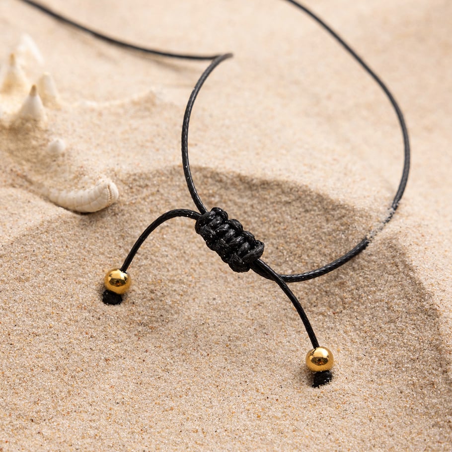1 collar con colgante de estrella de mar de vacaciones de acero inoxidable color dorado para mujer Imagen7