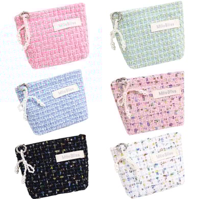 1 Stück süß karierte Kosmetiktasche aus der Romantic Series h5 Bild5