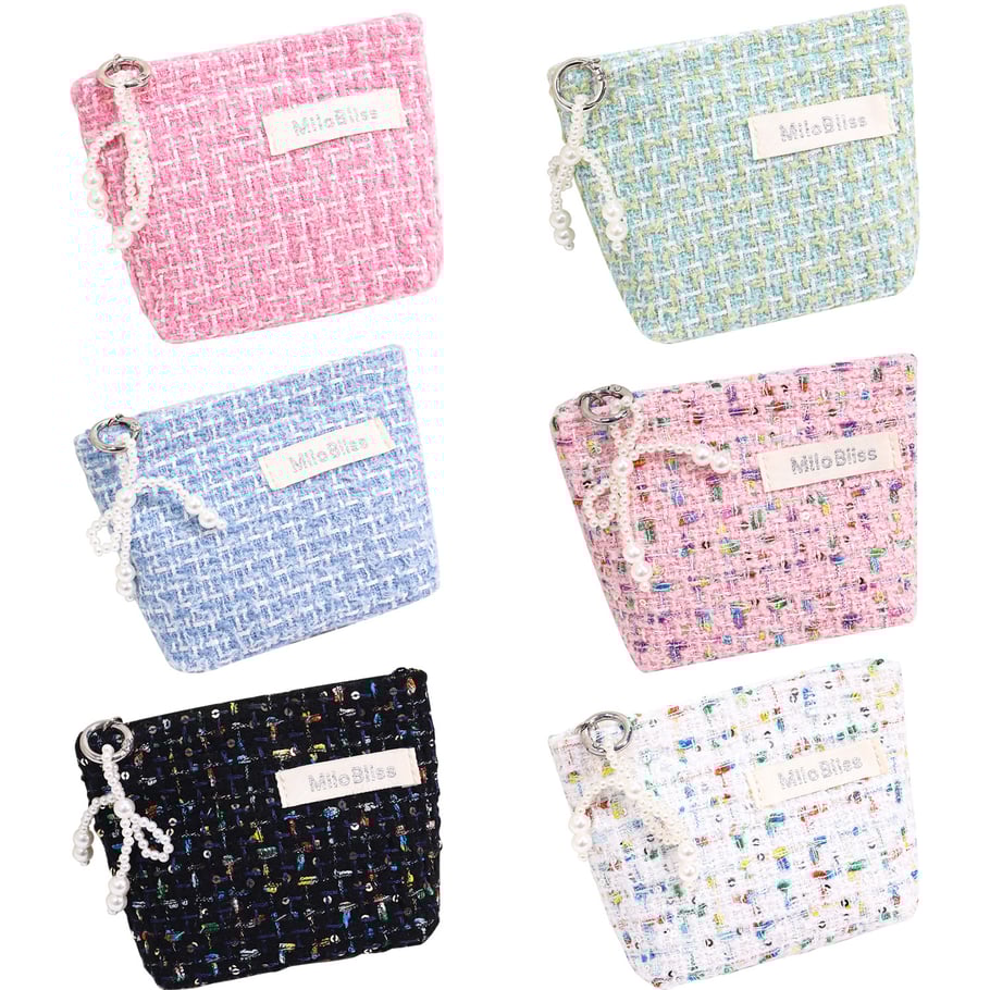 1 Stück süß karierte Kosmetiktasche aus der Romantic Series Bild5