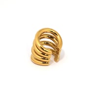 Gold color/One size/1件耳骨 