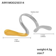 A991-Anello in oro/Numero 7 Immagine18