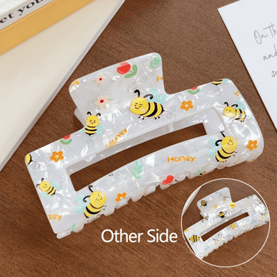1 Piece Sweet Bee Acrylic Women's Hair Claws h5 