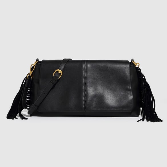 1 Piece Simple Series Elegant Tassel PU Women's Shoulder Bags