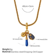 PJ846G-XL581G2.4MM bloemkoolketting Afbeelding9