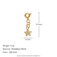 Spring Clasp E6994 Pendant - Gold Picture4