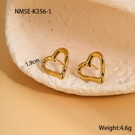 NMSE-K356-1 Gold earrings 