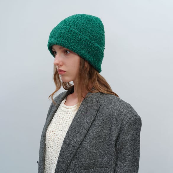 1 Piece Plush Solid Color Polyester Women's Hats