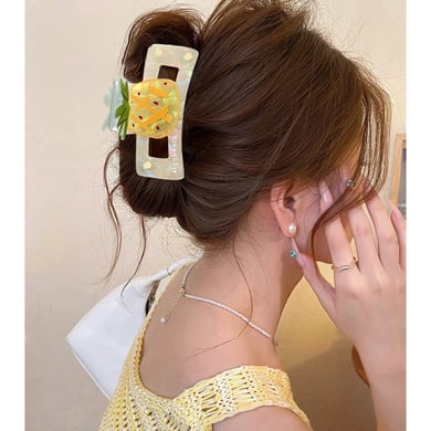 1 Piece Fruits Series Acrylic Women's Hair Claws h5 Picture4