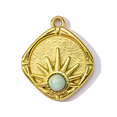 1 Piece Daily Rectangle Natural Stones Women's Pendants h5 