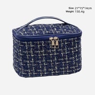 Marineblaue Beuteltasche Bild2
