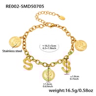 RE002-S Gold DIY Bracelet 16+5cm Picture9