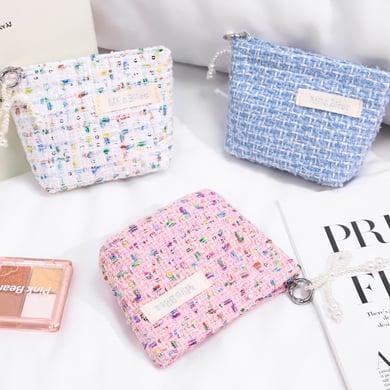 1 Stück süß karierte Kosmetiktasche aus der Romantic Series h5 Bild4