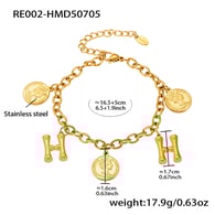 RE002-H Gold DIY Bracelet 16+5cm Picture20