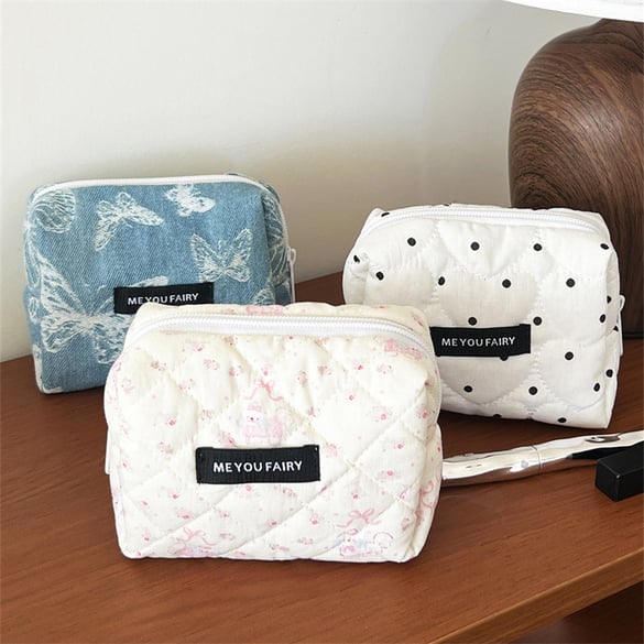 1 Piece Simple Series Casual Polka Dots Polyester Women's Makeup Bags 2