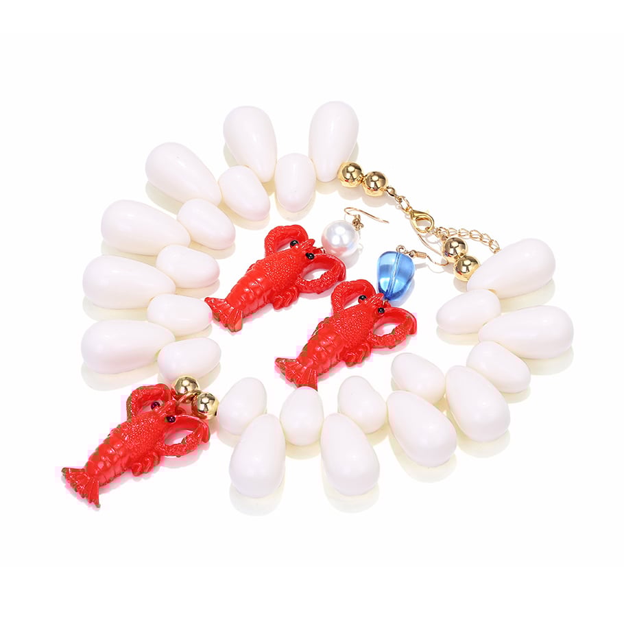 Hars kreeft statement kettingset Afbeelding2