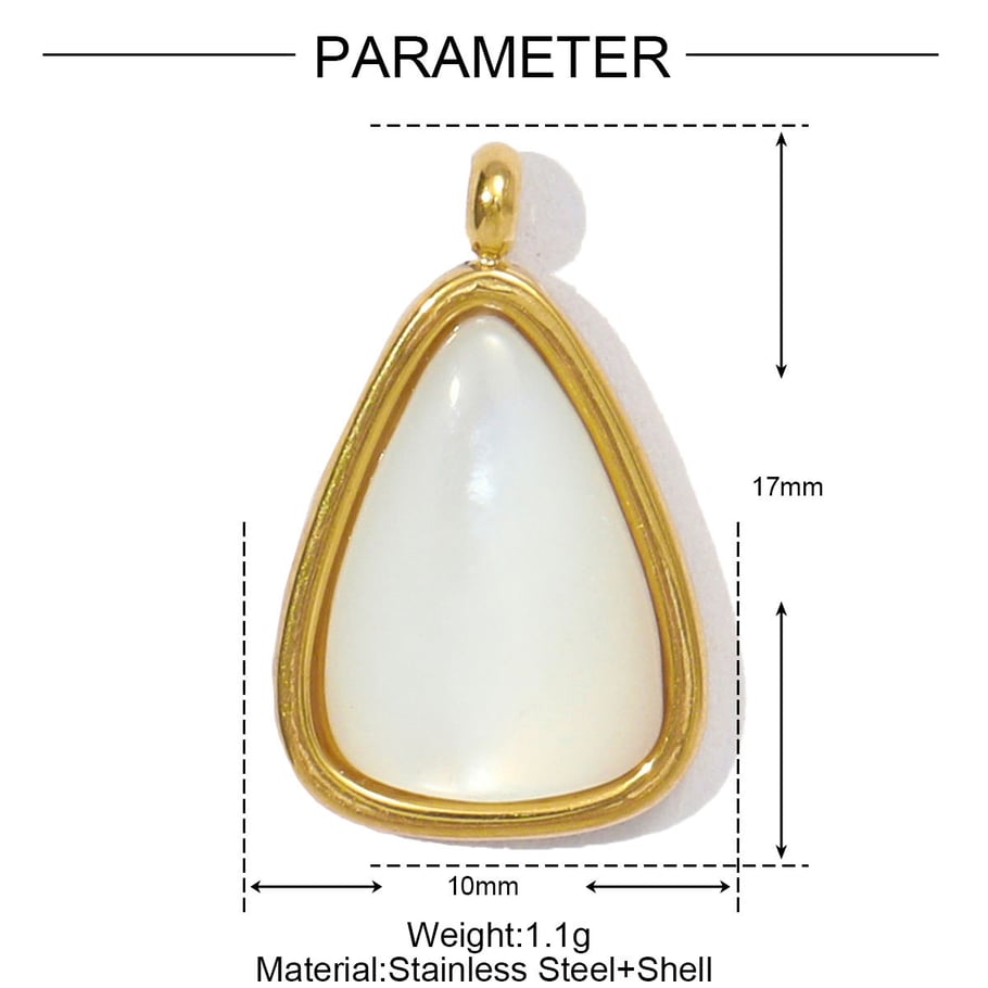 1 Piece Retro Droplet Natural Stones Women's Pendants Picture2