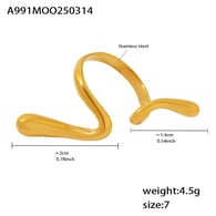 A991-Anello in oro/Numero 7 Immagine11