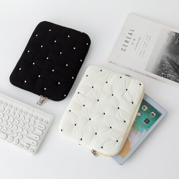 1 Stück Simple Series Klassische Polka Dots Polyester Damen Tech Taschen 2