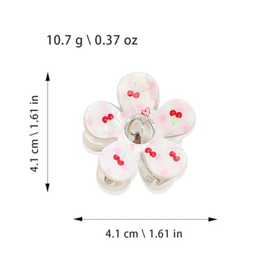 1 Piece Romantic Series Sweet Flower Plastic Women's Hair Claws h5 Picture5