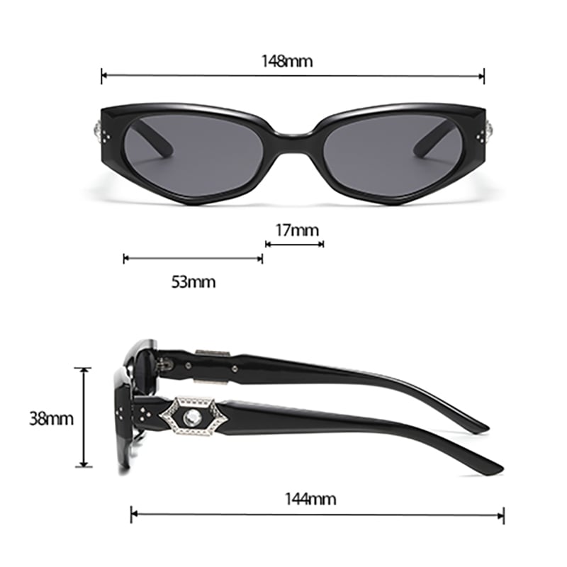 1 Pair Romantic Series Elegant Irregular Shape Women's Sunglasses Picture7